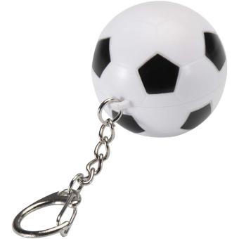Rami football-shaped vanilla lip balm with SPF 15 and keychain Black