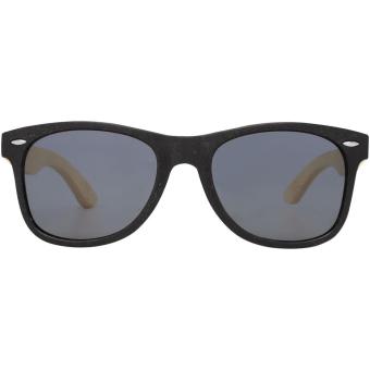 Sun Ray Bambus Sonnenbrille Schwarz