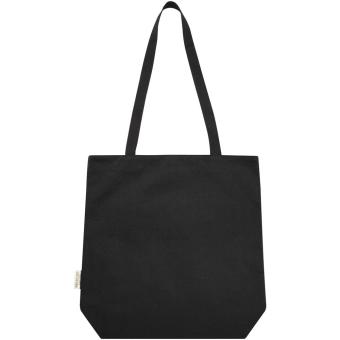 Joey GRS recycled canvas versatile tote bag 14L Black