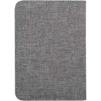 Ross GRS RPET RFID passport holder Heather smoke