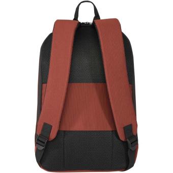 Luma 15" GRS recycled anti-theft laptop backpack 10L Brick