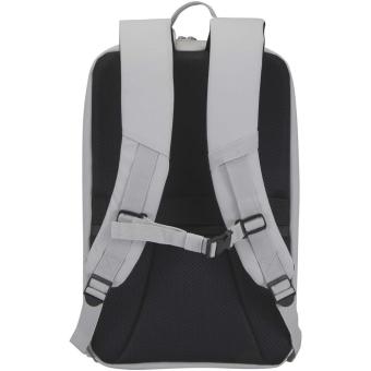 SMART 15" GRS Laptop-Rucksack aus recyceltem Material, 18 l Hellgrau