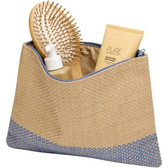 Rhythm straw paper zipped pouch 3L Ocean