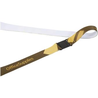 Addie sublimation lanyard - double side, white White | 10mm