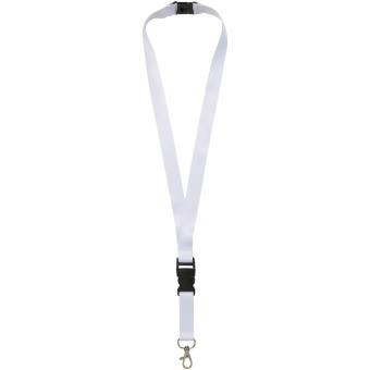 Balta Sublimation Lanyard mit Schnapp- und Sicherheitsverschluss, schwarz/weiss Schwarz/weiss | 10mm