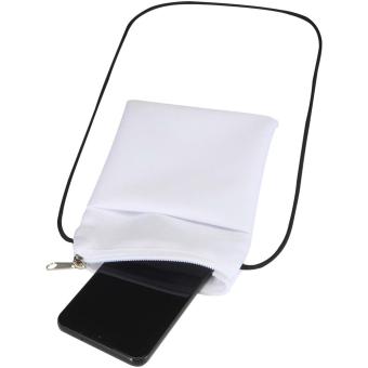 Etta sublimation RPET phone bag Black/white