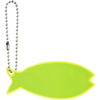 RFX™ H-12 fish reflective PVC hanger Neon yellow