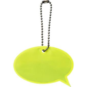 RFX™ H-12 bubble reflective PVC hanger Neon yellow