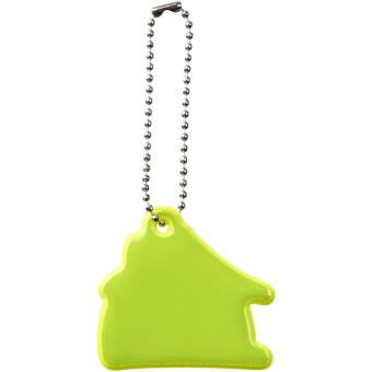 RFX™ H-16 Reflektierende Anhänger in Form eines Hauses Neongelb