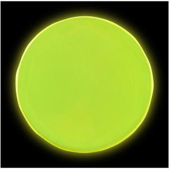 RFX™ S-09 round M reflective PVC sticker Neon yellow