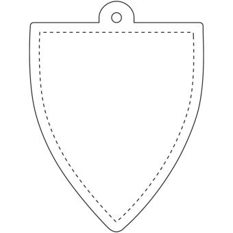 RFX™ H-12 badge reflective PVC hanger White
