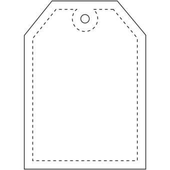 RFX™ H-12 Reflektierender Tag-PVC-Anhänger Neongelb