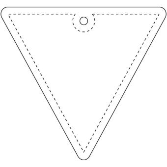 RFX™ H-12 inverted triangle reflective PVC hanger White