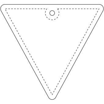 RFX™ H-12 inverted triangle reflective PVC hanger Neon yellow