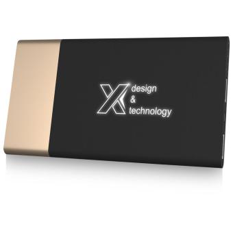 SCX.design P20 5000 mAh Powerbank mit Leuchtlogo 