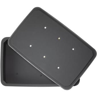 SCX.design W25 UV-C Ladebox mit Leuchtlogo Schwarz