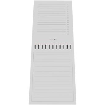 EcoNotebook NA7 wiederverwendbares Notizbuch mit Standardcover Weiß