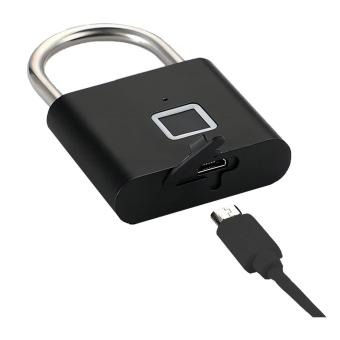 SCX.design T11 smart fingerprint padlock Black