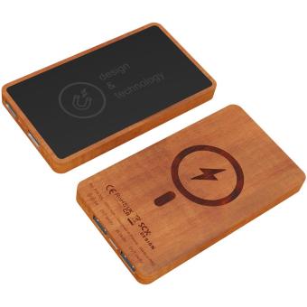 SCX.design P39 5000 mAh 5W magnetic wireless power bank Timber