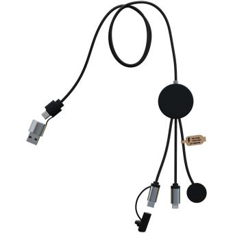 SCX.design C34 7 in 1 Ladekabel für Smartwatches Schwarz