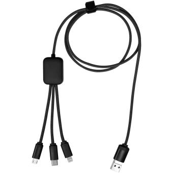 SCX.design C35 5 in 1 Ladekabel Schwarz