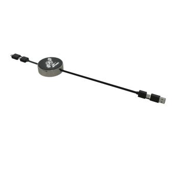 SCX.design C42 Einziehbares 65W, 4 in 1 Ladekabel Schwarz