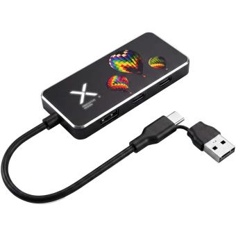 SCX.design H22 7-in-1 USB hub Black