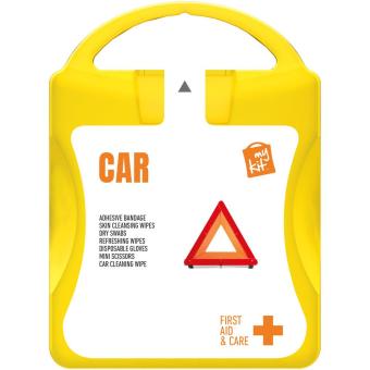 mykit, car, first aid, kit Gelb