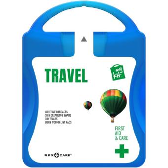 mykit, first aid, kit, travel, travelling Blau