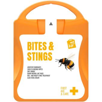 mykit, first aid, kit, bite, stings, insects Orange