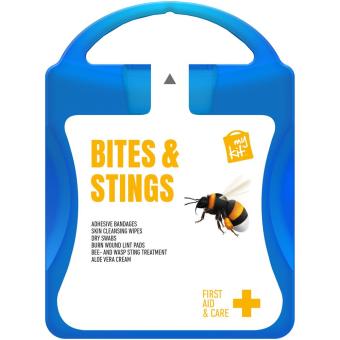 mykit, first aid, kit, bite, stings, insects Blau