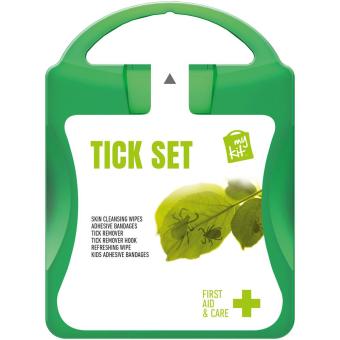 mykit, first aid, kit, ticks Grün