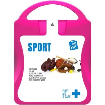 MyKit Sport First Aid Kit Transparent fuchsia