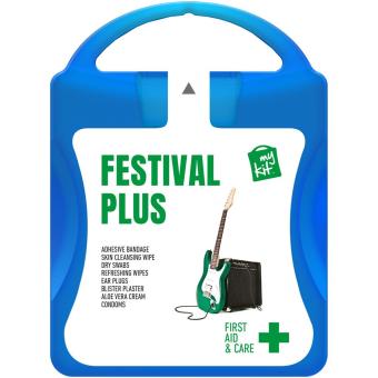 mykit, first aid, kit, festival, party Blau