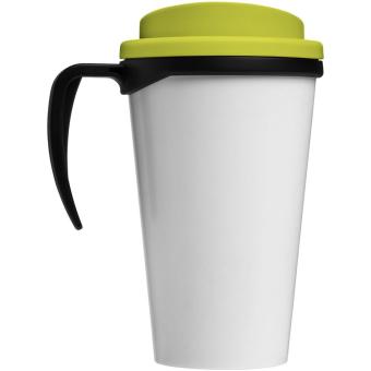 Brite-Americano® grande 350 ml insulated mug, black Black, lime