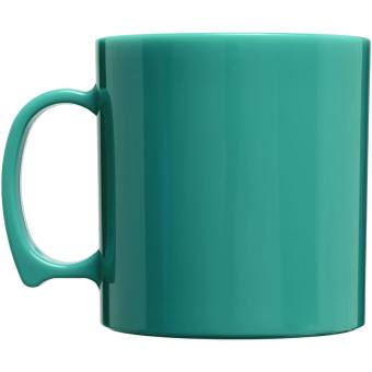 Standard 300 ml plastic mug Aqua