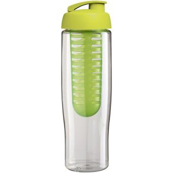 H2O Active® Tempo 700 ml flip lid sport bottle & infuser Lime