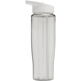 H2O Active® Tempo 700 ml spout lid sport bottle Transparent white