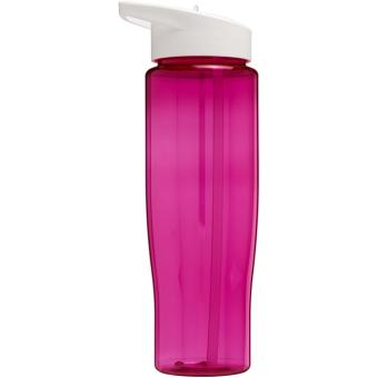 H2O Active® Tempo 700 ml Sportflasche mit Ausgussdeckel Rosa/weiß