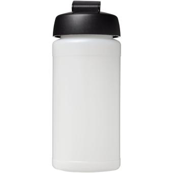 Baseline® Plus 500 ml flip lid sport bottle Transparent black