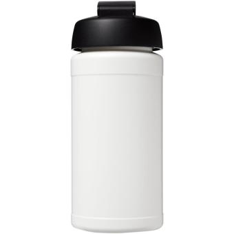 Baseline® Plus 500 ml Sportflasche mit Klappdeckel Weiß/schwarz