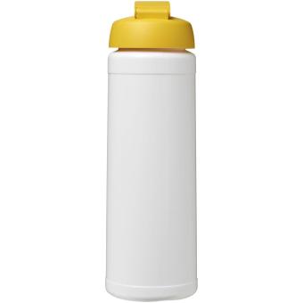 Baseline® Plus 750 ml flip lid sport bottle White/yellow