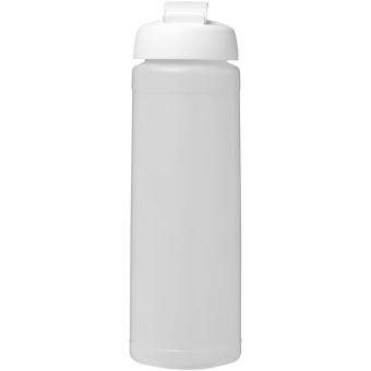 Baseline® Plus 750 ml flip lid sport bottle Transparent white