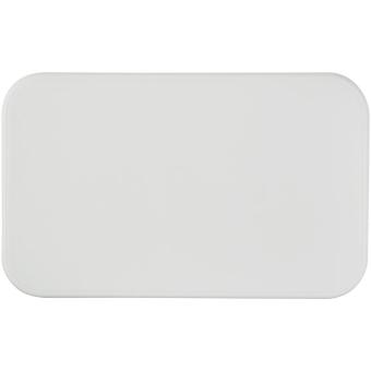 MIYO Renew single layer lunch box, ivory white Ivory white, pebble gray