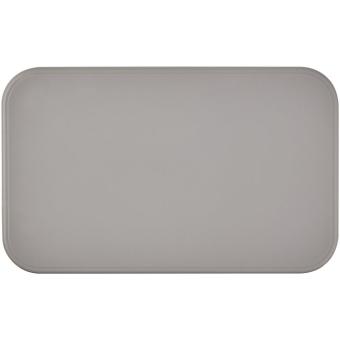 MIYO Renew single layer lunch box, pebble grey Pebble grey, white