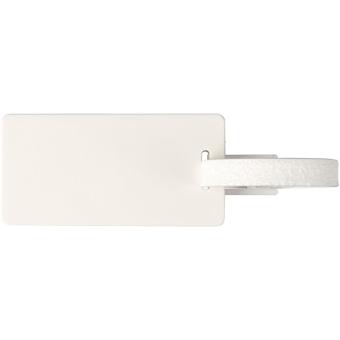 River recycled window luggage tag White
