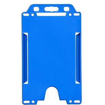 Pierre Kartenhalter aus recyceltem Kunststoff Blau