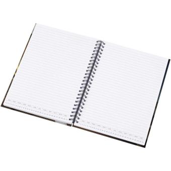 Desk-Mate® A5 Hardcover Tagebuch, undatiert Weiß/schwarz