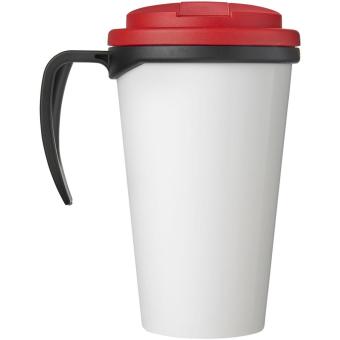 Brite-Americano® Grande 350 ml mug with spill-proof lid Black/red