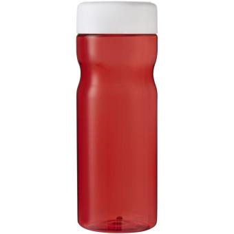 H2O Active® Eco Base 650 ml screw cap water bottle Red/white